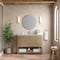 James Martin Vanities Lucian 48" Single Vanity, Pebble Oak w/ 3 CM Victorian Silver Quartz Top D704-V48-PBO-3VSL - alternate 6